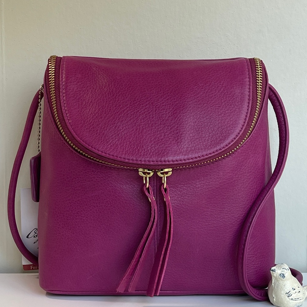 Osgoode Marley Emery Genuine Leather Crossbody In Chianti New With Tag 🏷️